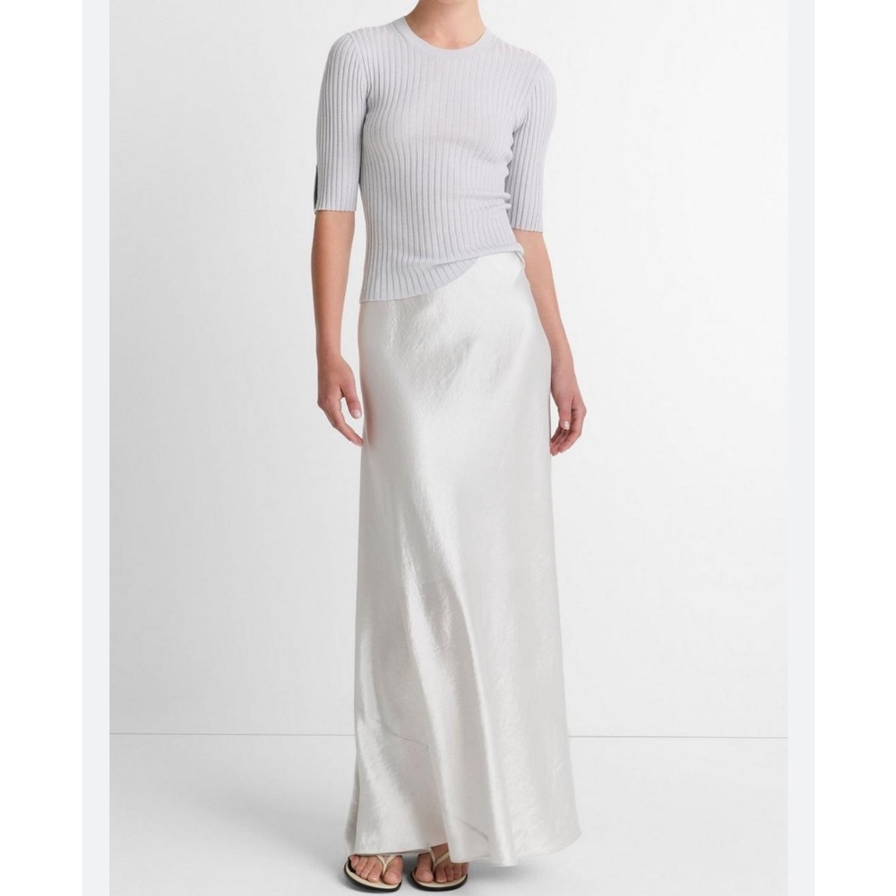 Vince Satin Maxi Skirt in